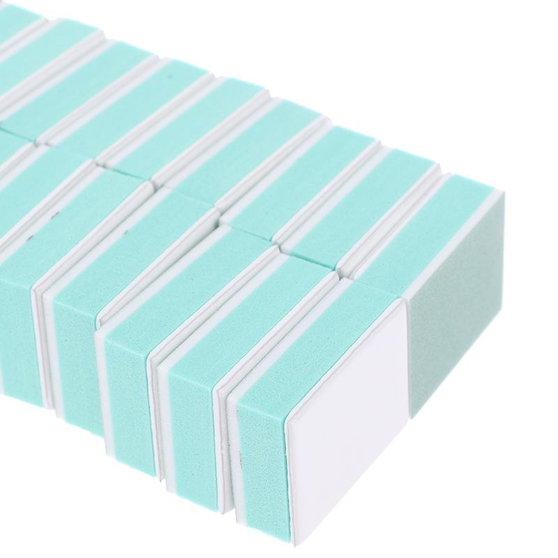 50 шт. Блок для полировки ногтей, зернистость, шлифовка, полировка, УФ-гель, блестящая полировка, пилки