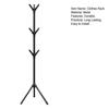 Multi Hook Clothes Rack Stand Coat Hanger High Stability Adjustable Height Easy Assembly Freestanding Clothing Storage Rack