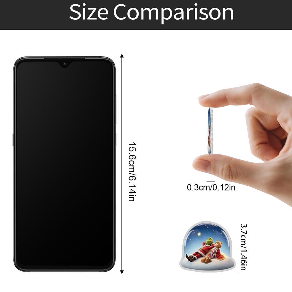 Календарь Адвента 2025, 24 дня Рождественский календарь обратного отсчета с 24 шт. украшений, Ежедневные сюрпризы для отдыха, 2D акриловые украшения Рождественский декор