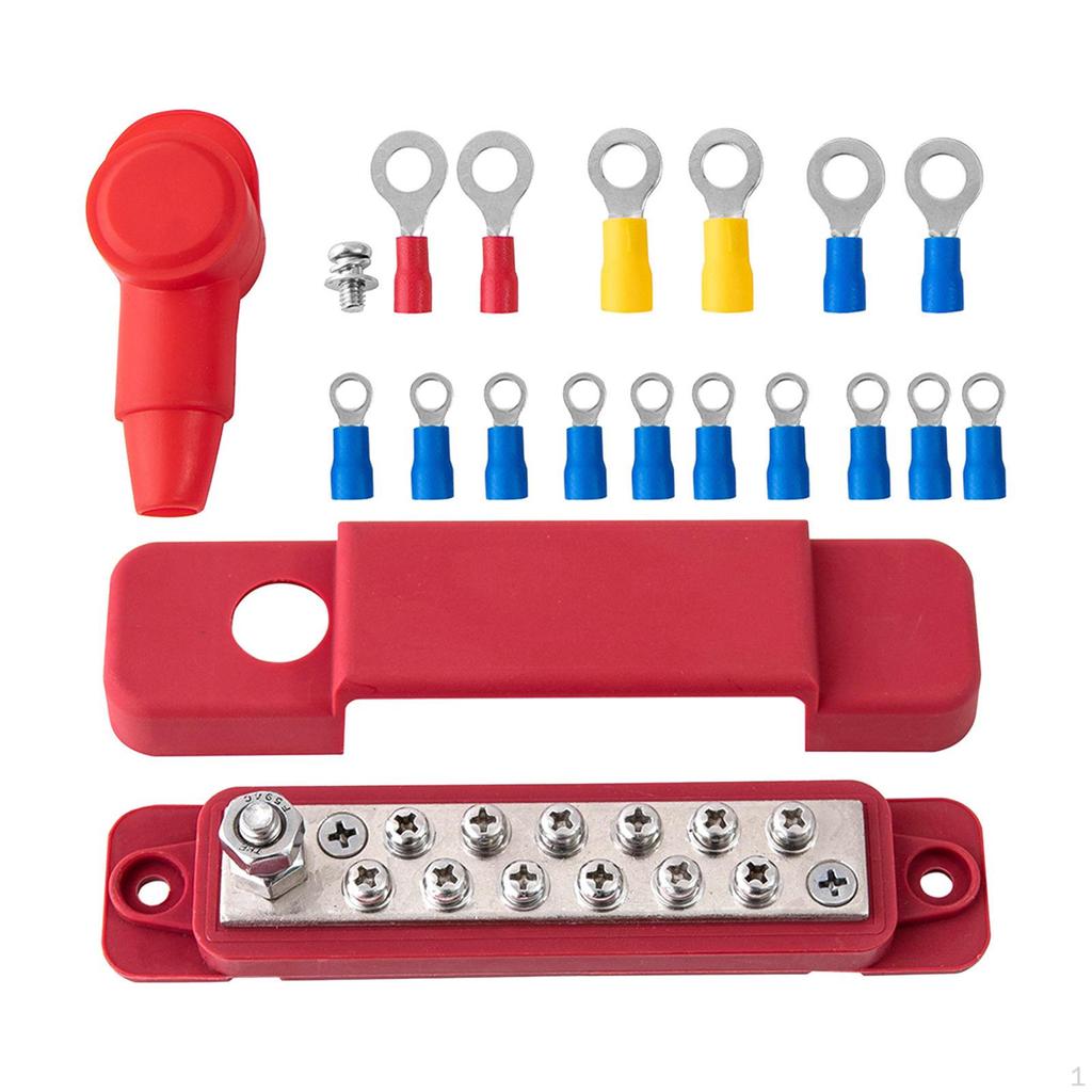 12-контактный блок распределения питания, шина 48 В, аксессуары для замены, простая установка