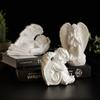High Quality Home Decoration Garden Sculpture Resin Crafts Desktop Ornaments Winged Angel Statue