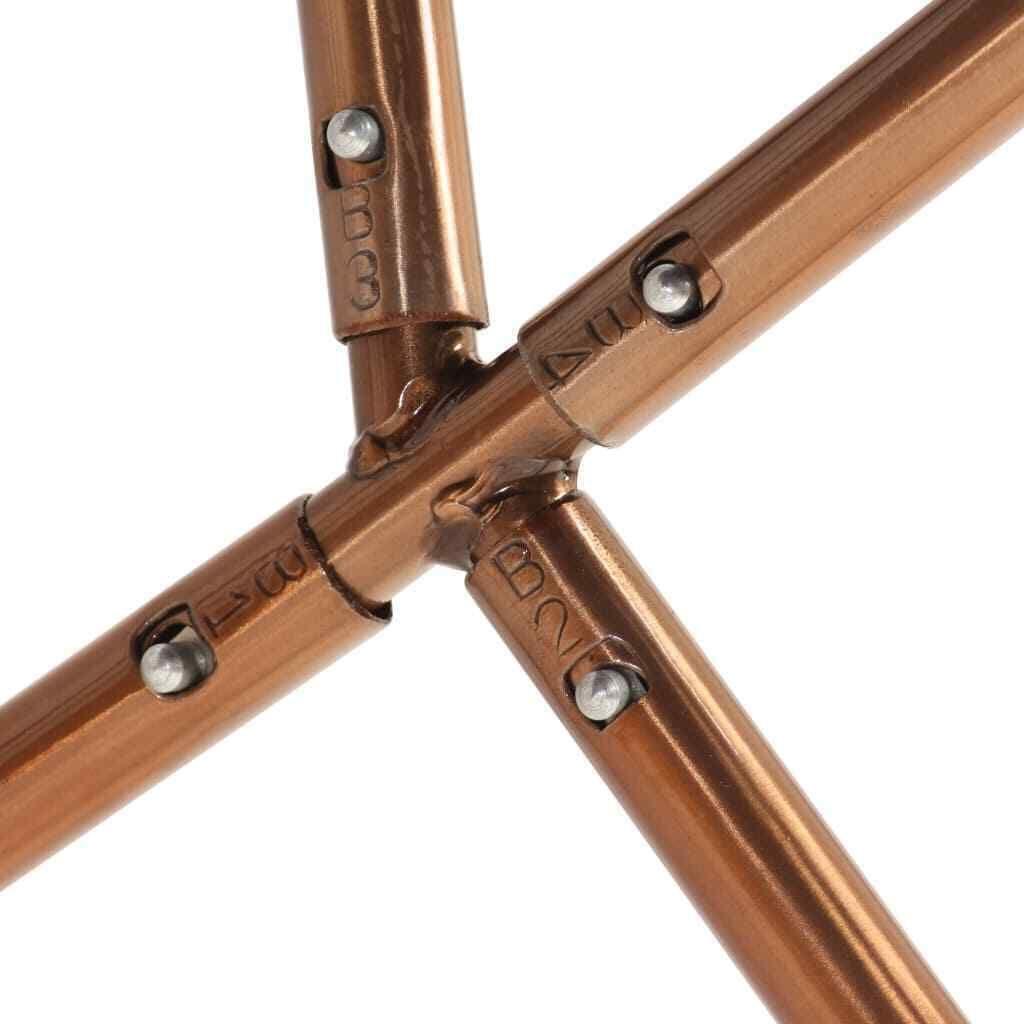 Кожаное кресло-бабочка, коричневое и белое, из натуральной козьей кожи, подлокотник, чай