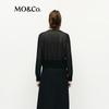MO&Co. Lightweight Combed Cotton Nylon Knit Cardigan Set
