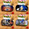 Sonic The Hedgehog Ink Pen Storage Bag With Spacious Design For Stationery And Makeup