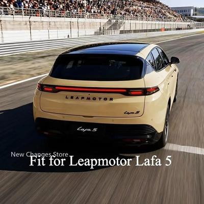 For Leapmotor Lafa‑5(B05) Front Bonnet Badge Rear Trunk Letter Emblem Black Warrior Personalized 3D Badge Upgrade Accessories