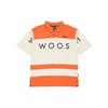 Sportswear Swoosh Logo Printing Contrasting Colors Loose Polo Shirt Orange Men's DJ5370-801