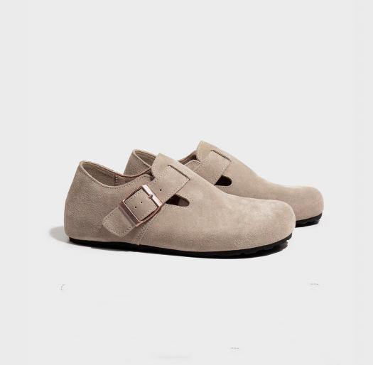 Sanxi такой же все включено мягкая кожа ленивая французская ретро сумка голова мягкая подошва половина тапочки один педаль туфли с большой головой обувь Boken женская