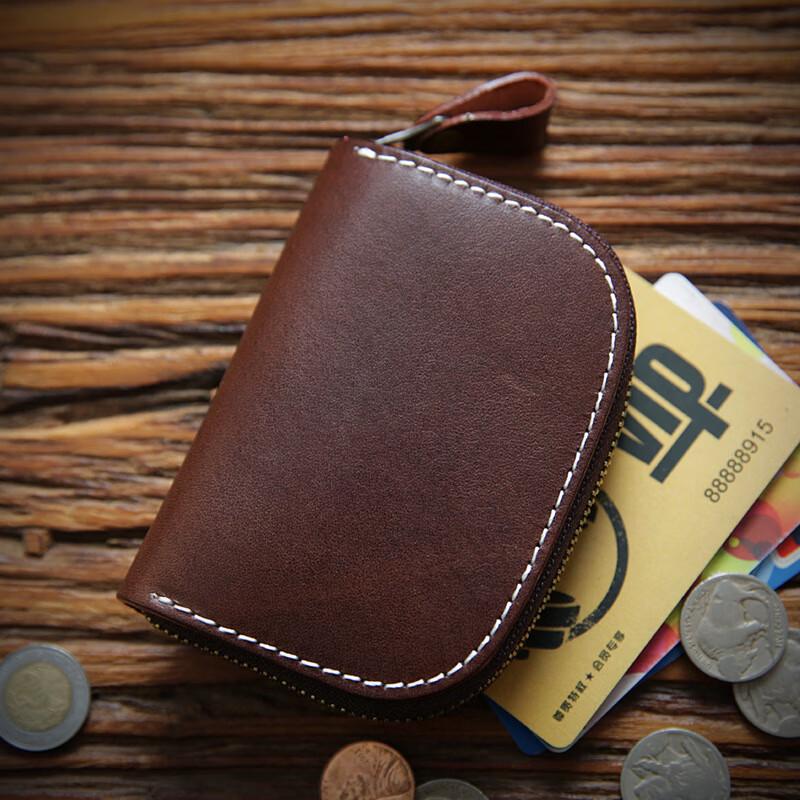 Vepero Ручной работы Винтажный кожаный чехол для ключей