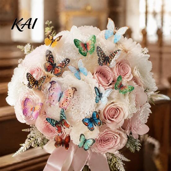 Butterfly Crafts for Events 36Pcs 3D Wall Stickers, Realistic PVC Decals, Removable Decals Art Decor Home Bedroom Living Room Wedding Party