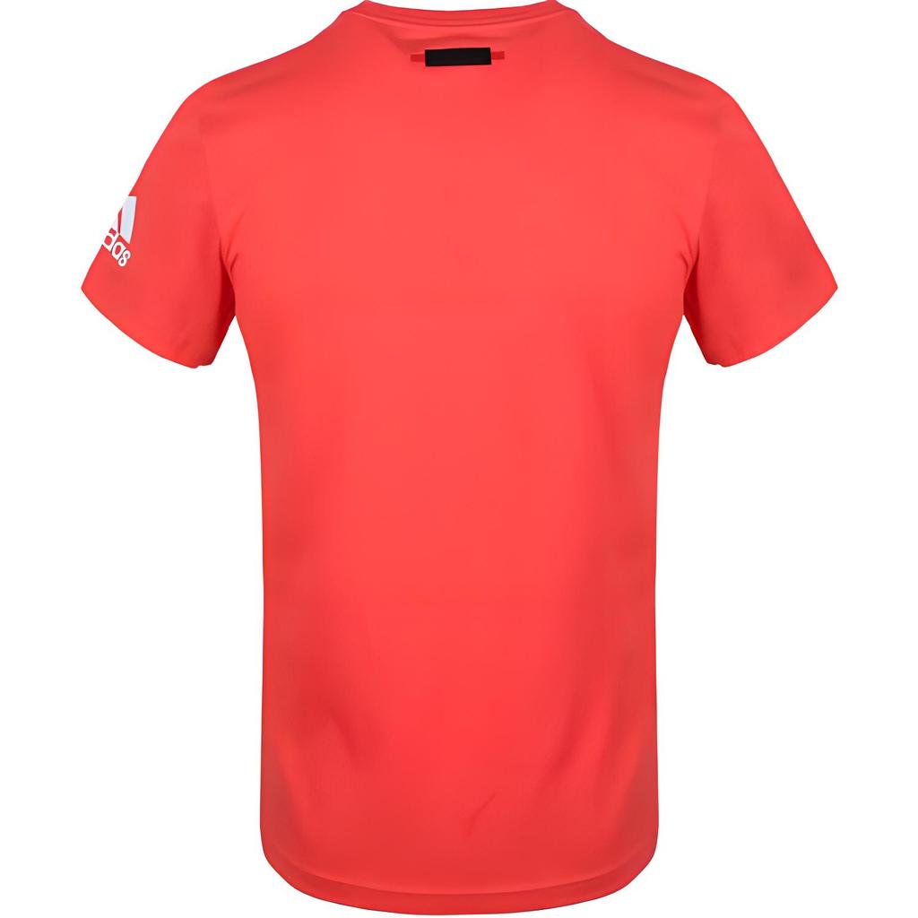 adidas Футболка с графическим принтом Mcode, круглый вырез, модная, удобная, с коротким рукавом, мужская, топы, красная, DV2967