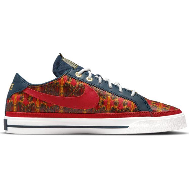Nike Женские кроссовки Serena Williams Design Crew x Court Legacy Kente Red Armory-Navy Summit-White DM8472-400
