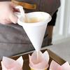 1Pcs Kitchen DIY Convenient Chocolate Candy Icing Funnel Mold White Foodgrade Pancake