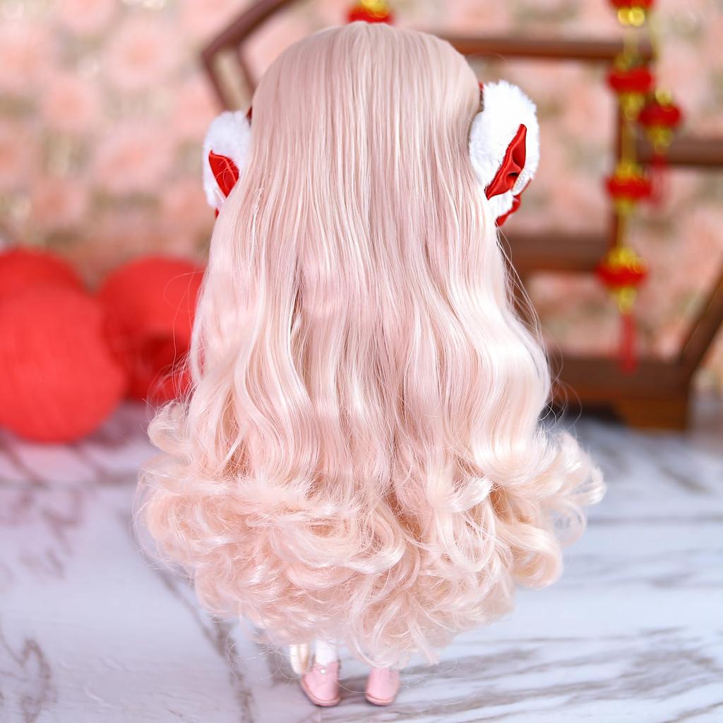 ICY Fortune Days 30 см Кукольное тело Милая кукла для практики BJD только с глазами, париком и сменными кистями рук, 4 варианта цвета, Смена, (17)