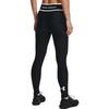 Under Armour Леггинсы женские спортивные тренировочные с буквенным принтом, черные 1369898-001