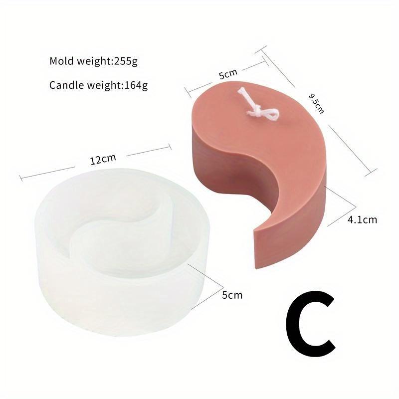 Тай Чи рыба силиконовая форма для свечей для украшения рабочего стола ручной работы гипсовая смола ароматерапевтический пластырь DIY силиконовые формы для свечей