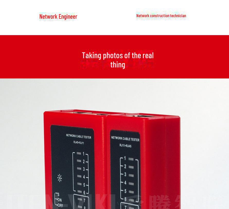 Многофункциональный сетевой кабельный тестер RJ45 с детектором сигнала