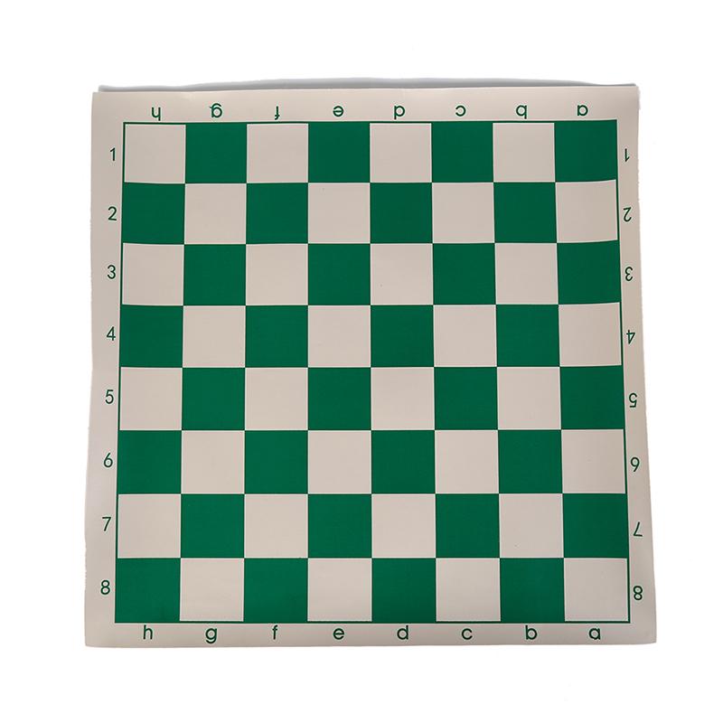 34.5Cm X 34.5Cm Chess Board For Children'S Educational Games Green & White Color