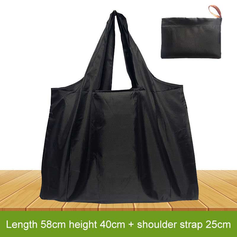 Large Capacity Portable Bags Supermarket Environmental Protection Shopping Bag Folding Waterproof Handheld Shoulder Storage Bag Load Capacity 20KG