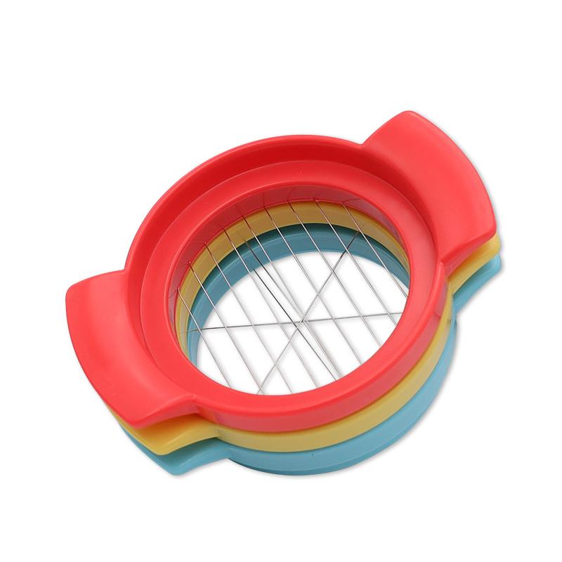 3 In 1 Egg Slicer Fancy Splitting Stainless Steel Egg Cutter Mold Multifunctional Kitchen Gadgets Ham Slicing Kitchen Accessorie