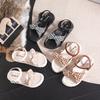 Sandals Women's 2025 Summer New Korean Version of Platform Plaid Bow Casual Versatile Comfortable Simple Beach Sandals