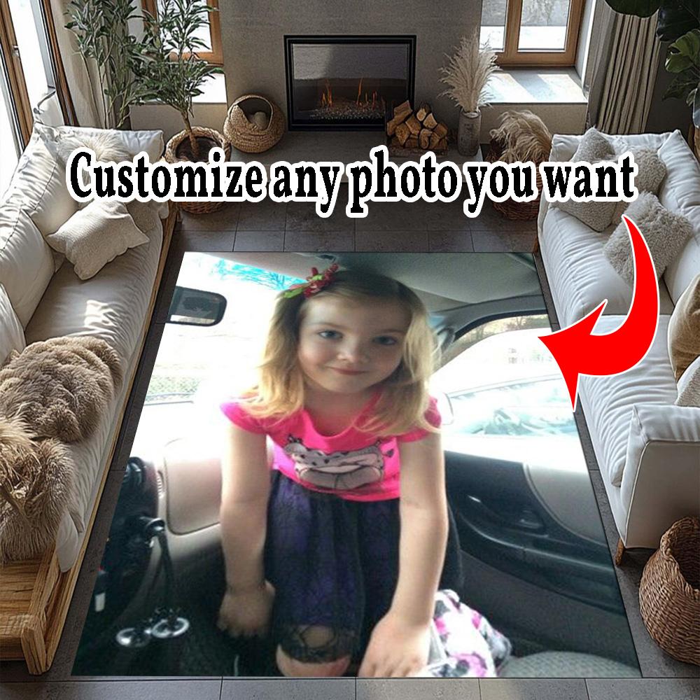 Customize Picture Customizable photos Area Rug Design for Playrooms Decorate room Living Rooms Outdoor Antislip Carpet Office home decor