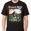 Горячая хлопковая футболка с графикой группы ARMORED SAINT, унисекс, летняя, с коротким рукавом, модный бренд, роскошная, повседневная, винтажная, ретро, топ