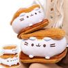 Cookie Fat Cat Plush Soft Plush Animal Kitten Cushion Sofa Decorative Cushion Cute Pet Bedtime Toys