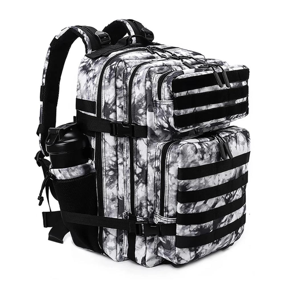 LHI 45L/35L/25L Tactical Backpack for Men and Women Waterproof Athlete Gym Outdoor Bag Travel Hiking Rucksack with Bottle Holder