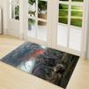 Dinosaurs Volcanic Disaster Carpet Rug Soft Washable Antislip Home Living Room Sofa Mats Personalized Christmas Rug