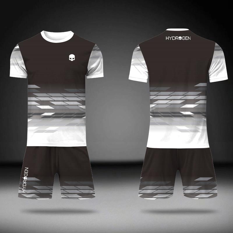 2024 Летний свободный спортивный костюм свободного кроя с полосатым принтом, мужская футболка и шорты, комплект из 2 предметов, спортивная одежда для тенниса, баскетбола