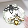 Creative Cute Honey Bee Brooch Fashion Rhinestone Women Vintage Enamel Animal Brooch