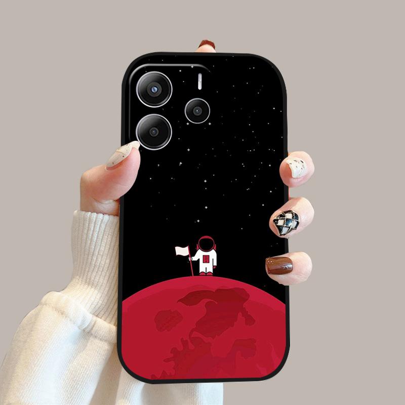 Для Redmi Note 14 5G Мягкий чехол 24094RAD4G Силиконовый TPU Задняя крышка телефона Para Для Redmi Note 14 4G Защитный бампер телефона Fundas
