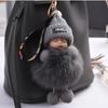 Fluffy Keychain, Bag Hanger, Doll In A Hat
