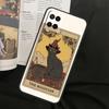 Чехол для телефона Oppo A58 A18 A38 A78 A98 A17 A77 A80 A40 A60 A16 A76 A96 A74 A94 A54 A15 A57S с милыми котами в стиле Таро