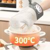 2Pcs Thickened Silicone Insulation Gloves Heat Resistant Non-slip Oven Mitts Cute Anti Scald High Temperature Gloves Microwave