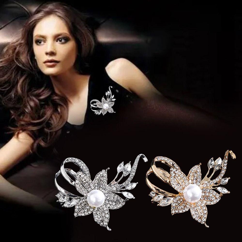 Jewelry Gifts Lapel Pins Flowers Badge Sweater Brooch Elegant Brooch Pins Women