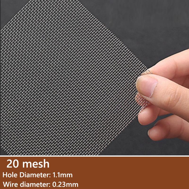 1-5pcs 304 Stainless Steel Filter Screen 4/5/8/20/30/40-400 Mesh Woven Wire High Quality Stainless Steel Screening Filter Sheet
