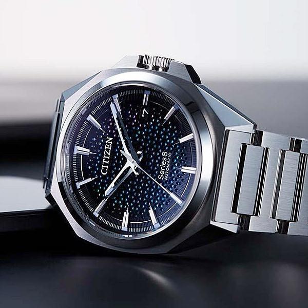 Citizen Men's NA1010-84X ( Watch Series 8 Mechanical 830 Mechanical) Round Watch Silver Stainless