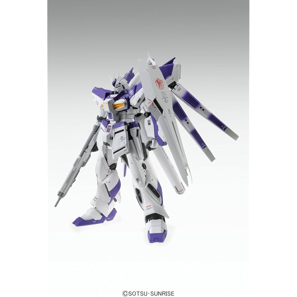 Bandai Spirits MG Мобильный доспех Гандам Hi-Nu Гандам Вер.Ka Масштаб 1/100 Пластиковая модель-конструктор с цветовой кодировкой