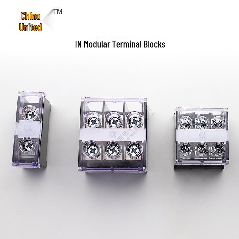 Central Connection IN Rail Terminal Blocks: 1P/2P/3P Modular Fixings In Stock