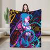 Arcane Flannel Blanket Viktor Game Anime Jinx Jayce Jesus Sevika  Soft Warm Throw Blanket for Bedroom Bedspread Sofa Bed Cover