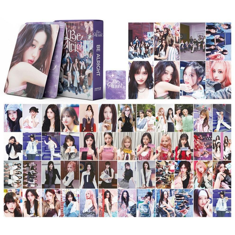 2025 Ive New Collection Photocard An Yu-jin Jang Won-young Autumn Ray Leez Lee Seo Photocard 55 sheets Domusong Sticker 10 sheets BE ALRIGHT SECRET