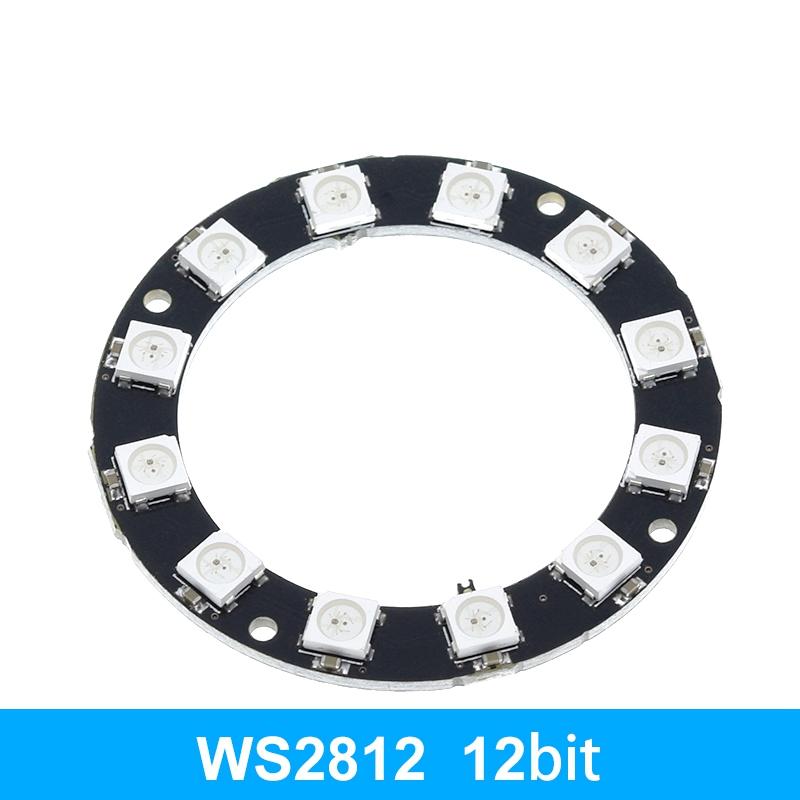 4 8 12 16 каналов WS2812 WS2812B WS 2811 5050 RGB Светодиодная Панель Лампа Модуль 5В 1Бит 4Бит 8Бит 12Бит 16Бит 24Бит Радужная Светодиодная Точная