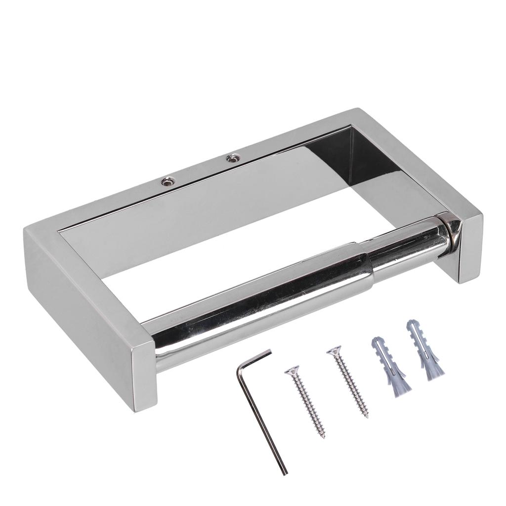 Wall Mounted Paper Roll Holder 304 Stainless Steel Toilet Paper Rack Home Bathroom Hardware Set