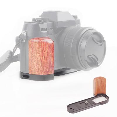 Рукоятка для камеры SIUTATDSH для Panasonic Fujifilm, специальная быстросъемная пластина, рукоятка с деревянной батарейной рукояткой-штативом, совместимая с Arca Swiss, X-T50, L-образная