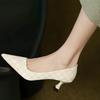 Fashion 2024 High Quality Shoes for Ladies Slip-On Women's Autumn Dress High Heels Female Sexy Pointed Toe Stilettos or Thin Heels Shoes