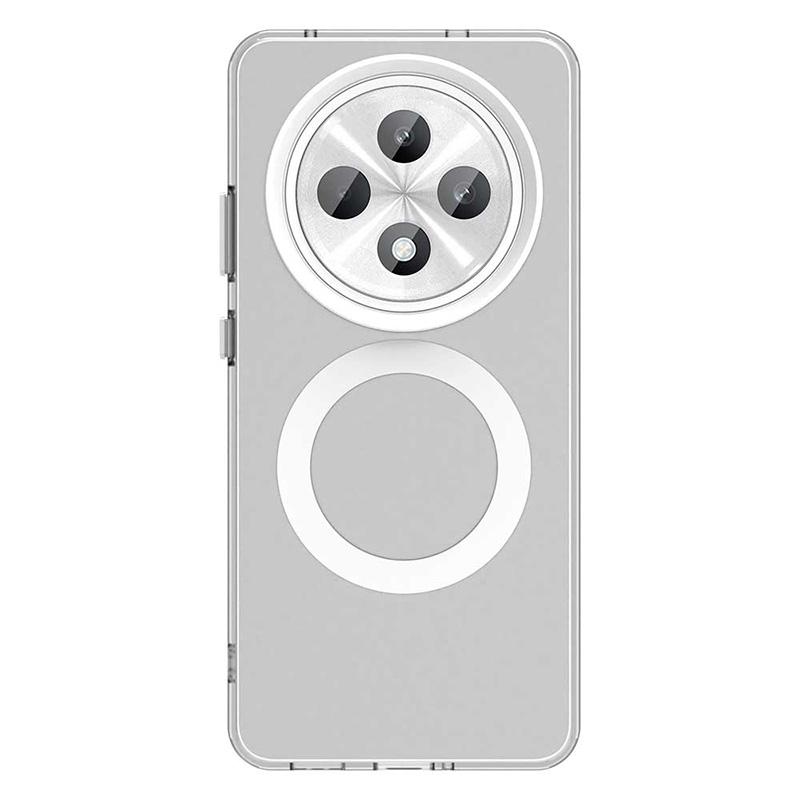 Для OPPO Reno 12F Конфетный цвет Для Magsafe Беспроводная зарядка Магнитный чехол для OPPO Reno 12F Ударопрочная Мягкая накладка Funda