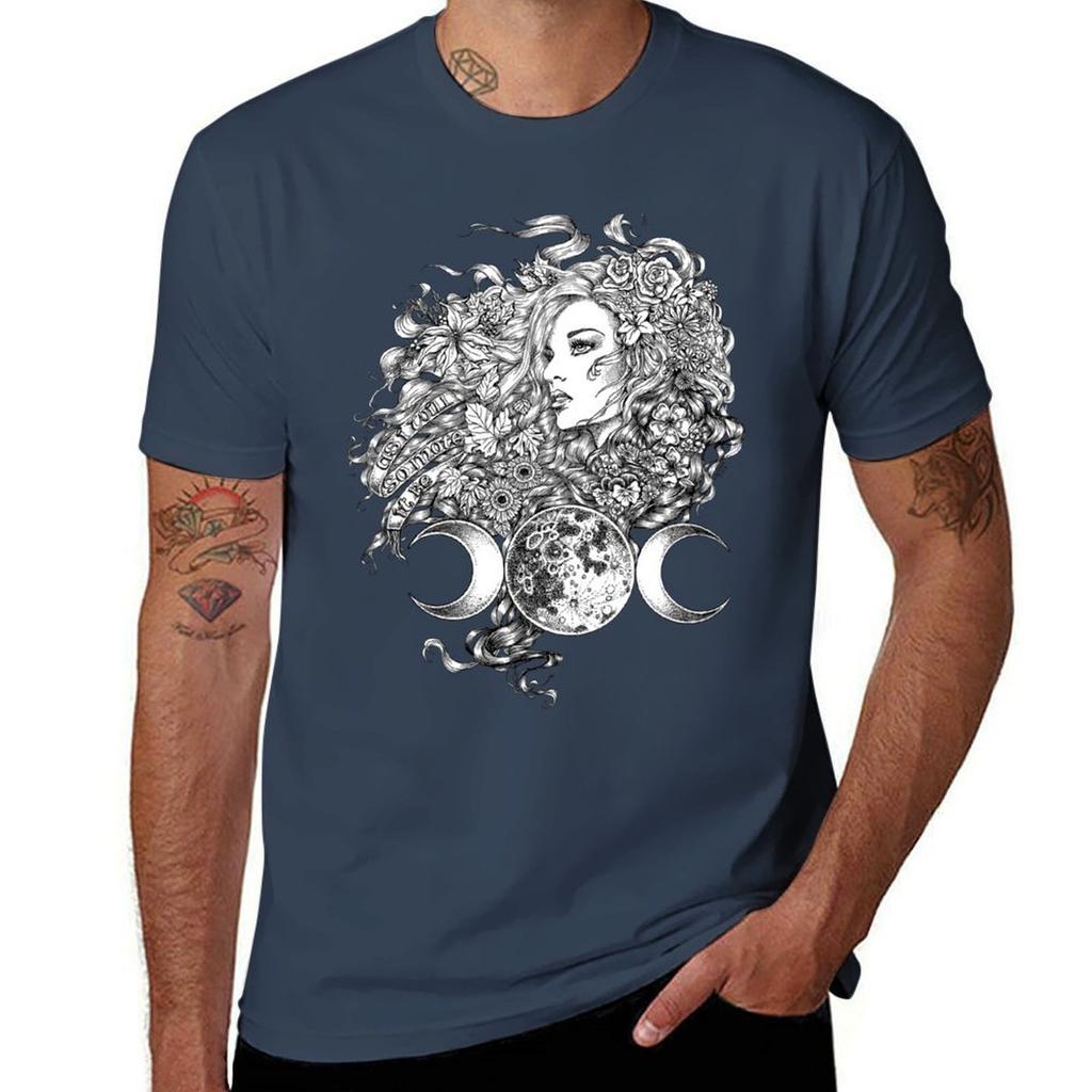 The Goddess Seasons TShirt Casual Loose Fit Short Sleeve TShirt