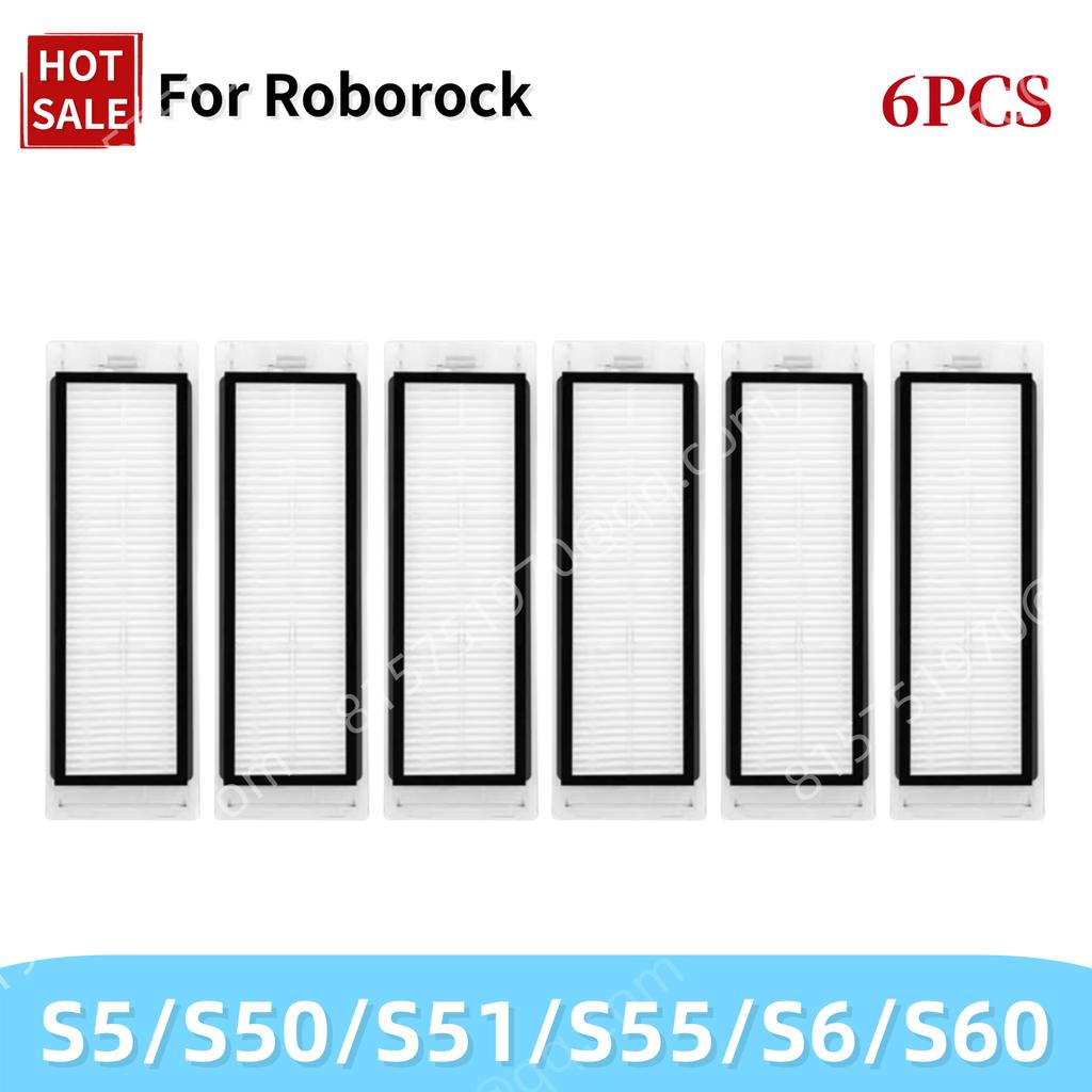 For Roborock S5 S50 S51 S55 S6 S60 S6 Pure Vacuum Cleaner Accessories HEPA Filter Mop Cloth Side Main Brush Spare Parts