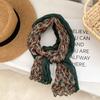 Ladies Shawl Scarf Floral Print Versatile Comfortable Bright Color Shawl Wrap Soft-textured Winter Accessory
